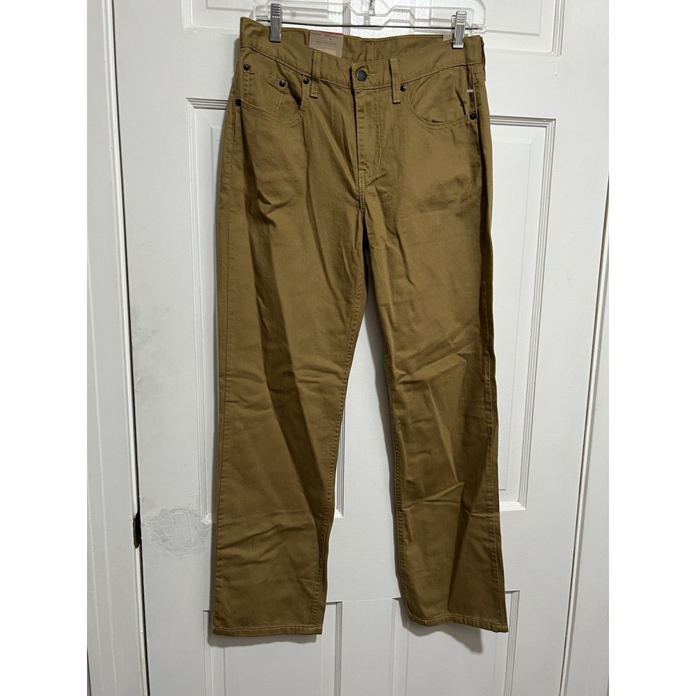 NEW‎ Women's 27x30 Mustard Yellow Levi Jeans Low Pro Pants